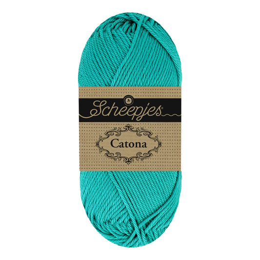 Scheepjes Catona Bright Teal 50g (091)