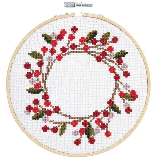 RICO Borduurpakket Rosehip Wreath (100074)