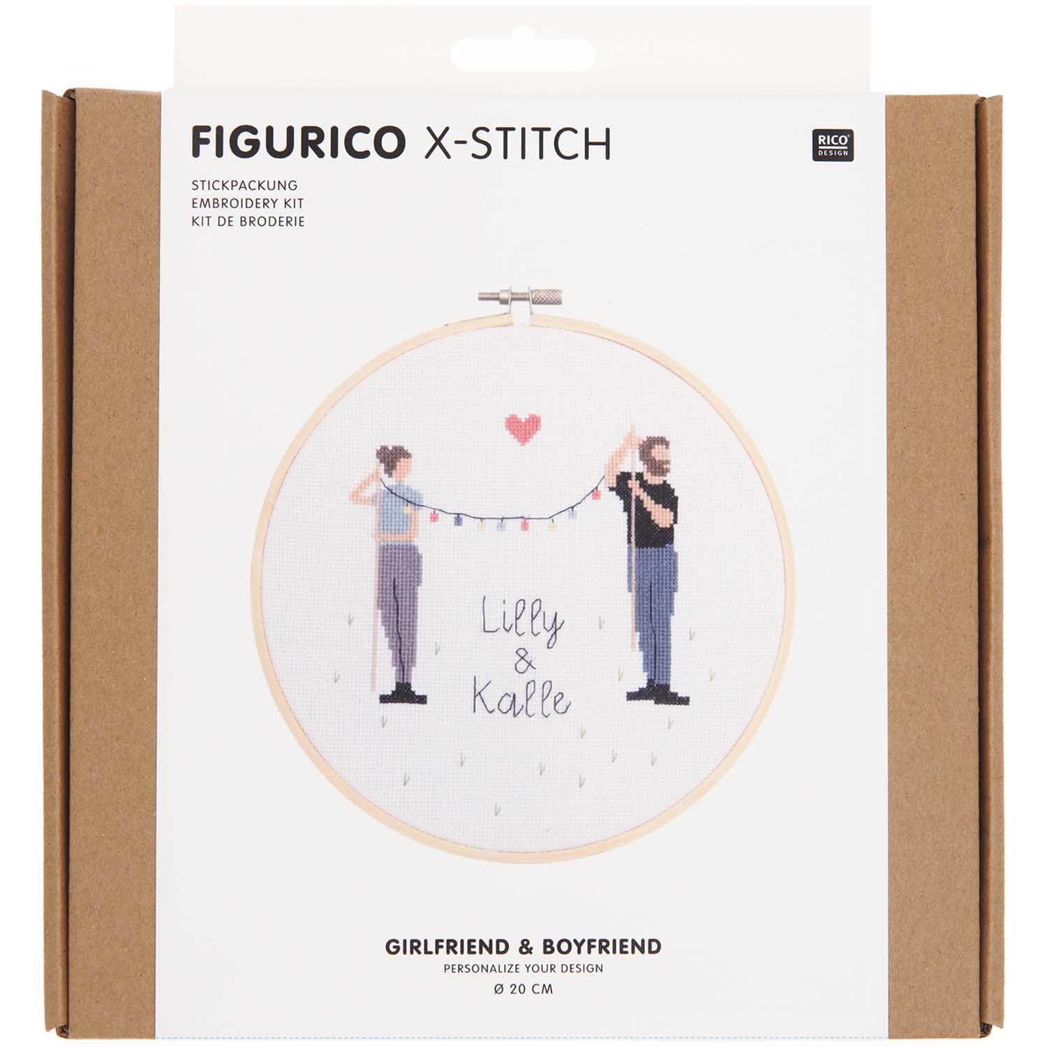 RICO Borduurpakket Girlfriend and Boyfriend (100112)