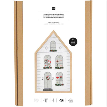 RICO Borduurpakket XMAS House big (100185)