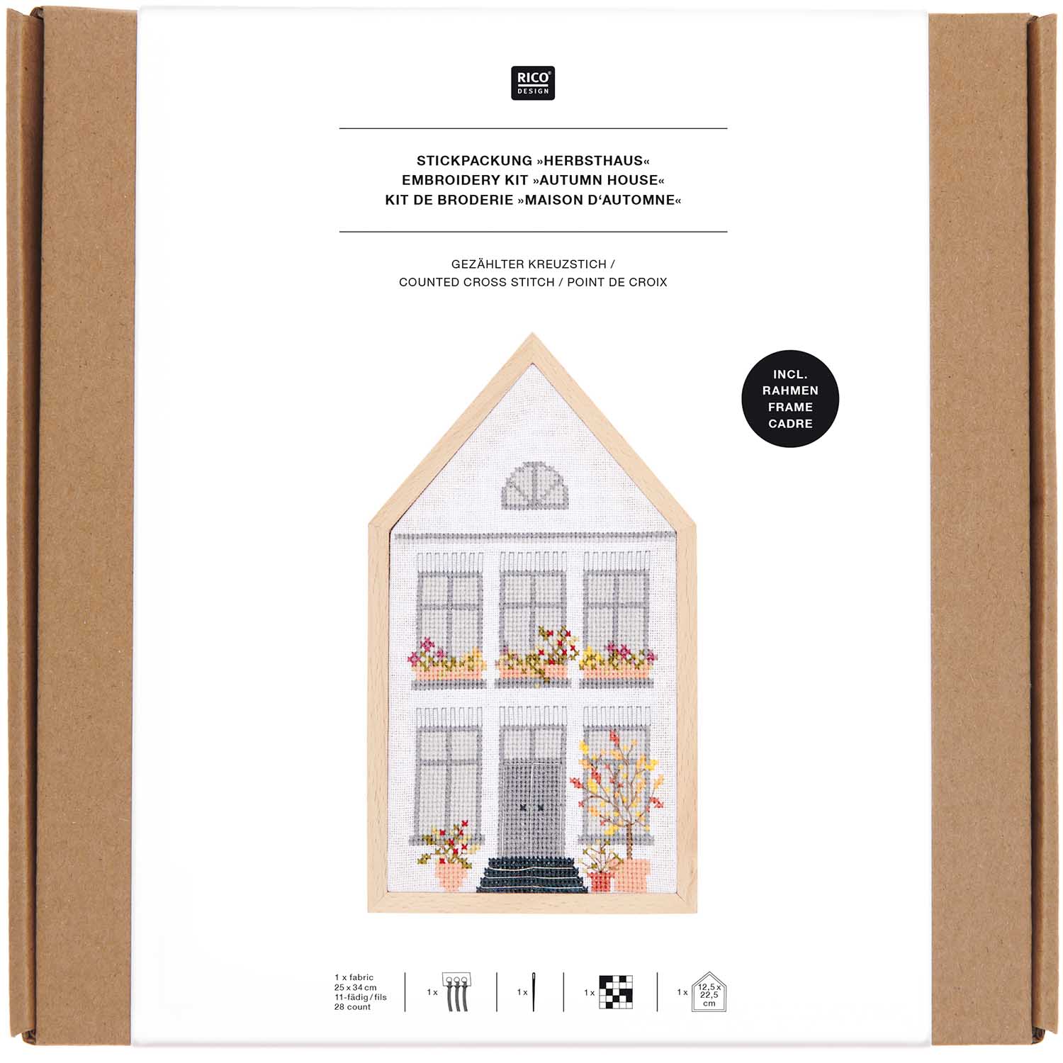 RICO Borduurpakket Autumn House small (100218)