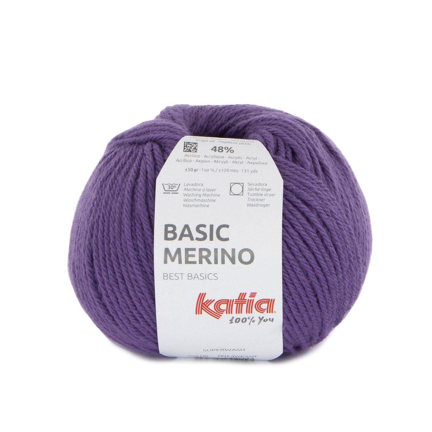 Katia Basic Merino Purple (101)