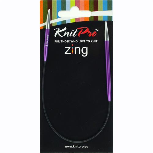 Knitpro Zing Rondbreinaald 25 cm  3.75 mm