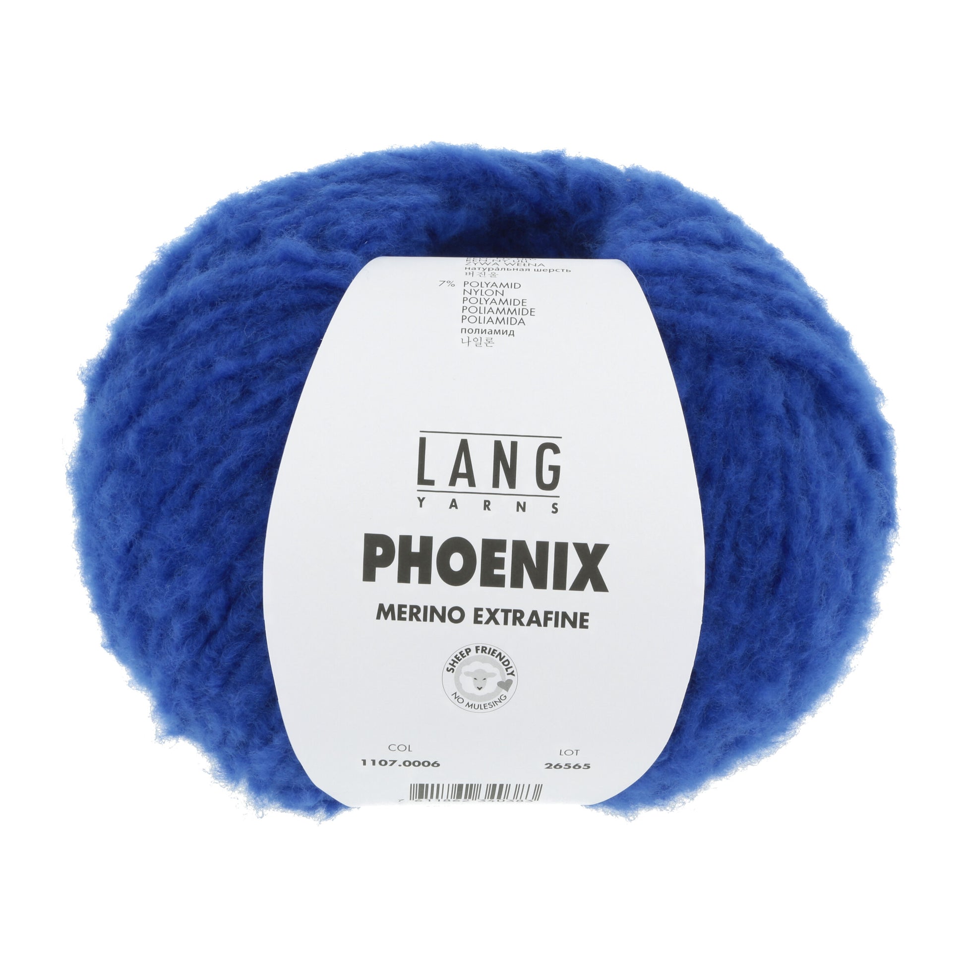 Lang Yarns Phoenix Merino Extrafine Royal Blue (0006)