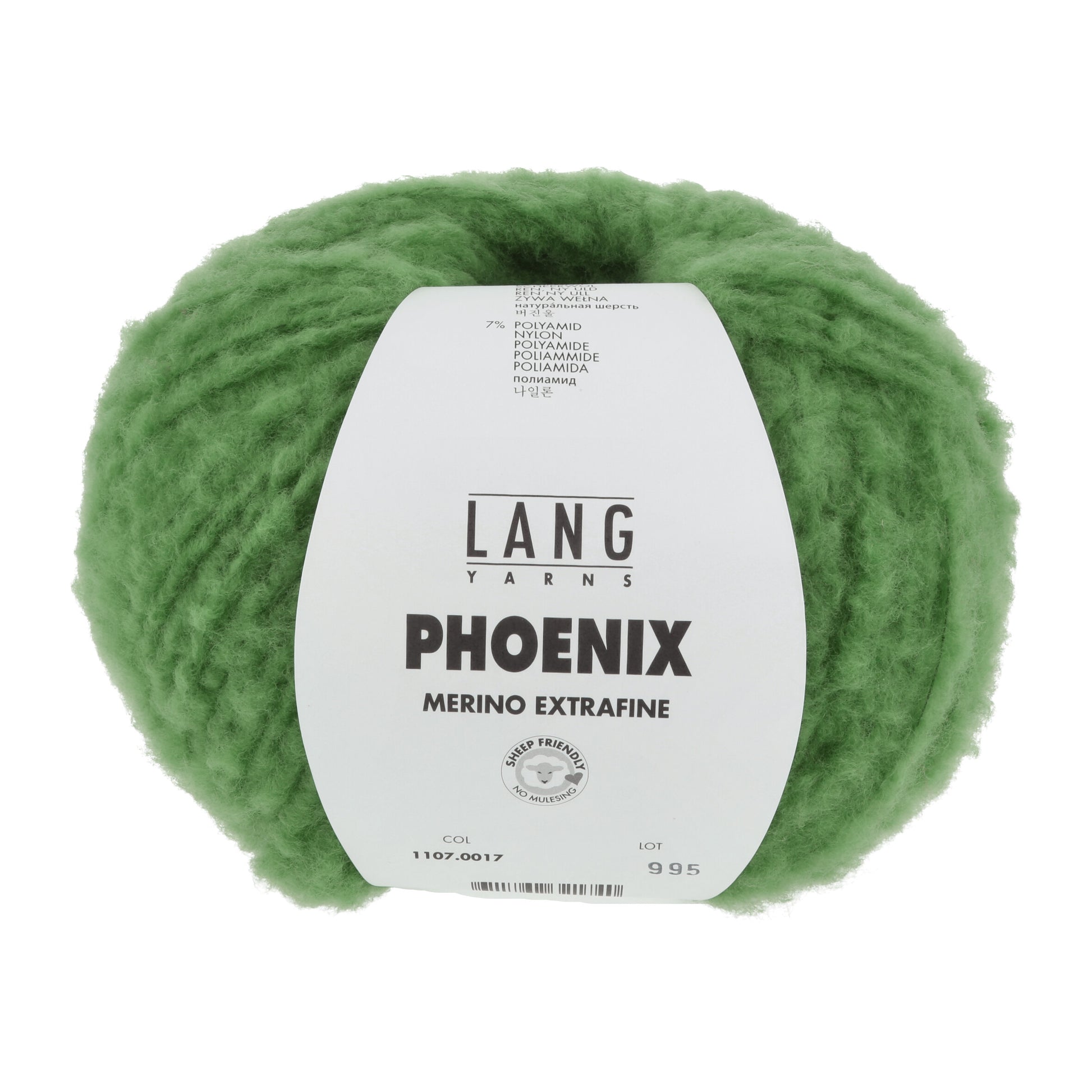 Lang Yarns Phoenix Merino Extrafine Green (0017)