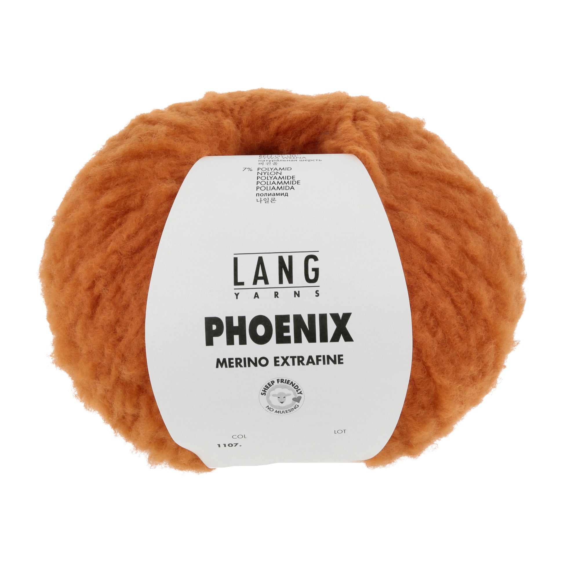 Lang Yarns Phoenix Merino Extrafine Orange (0059)