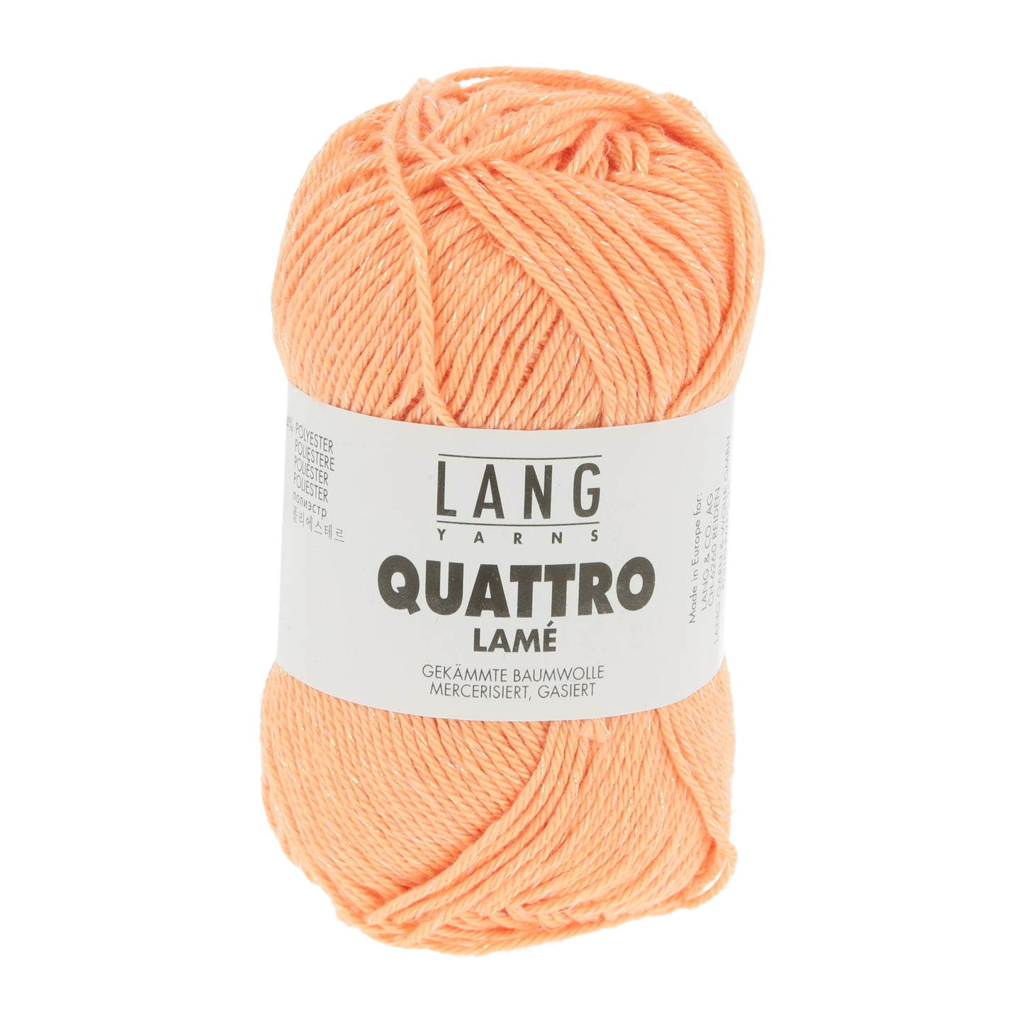 Lang Yarns Quattro Lame Apricot (0027)