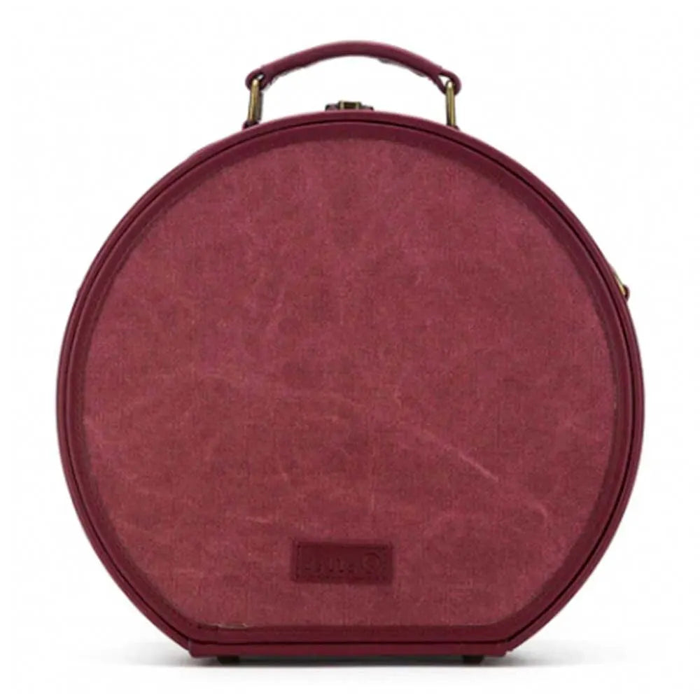 Della Q Hat box Maroon
