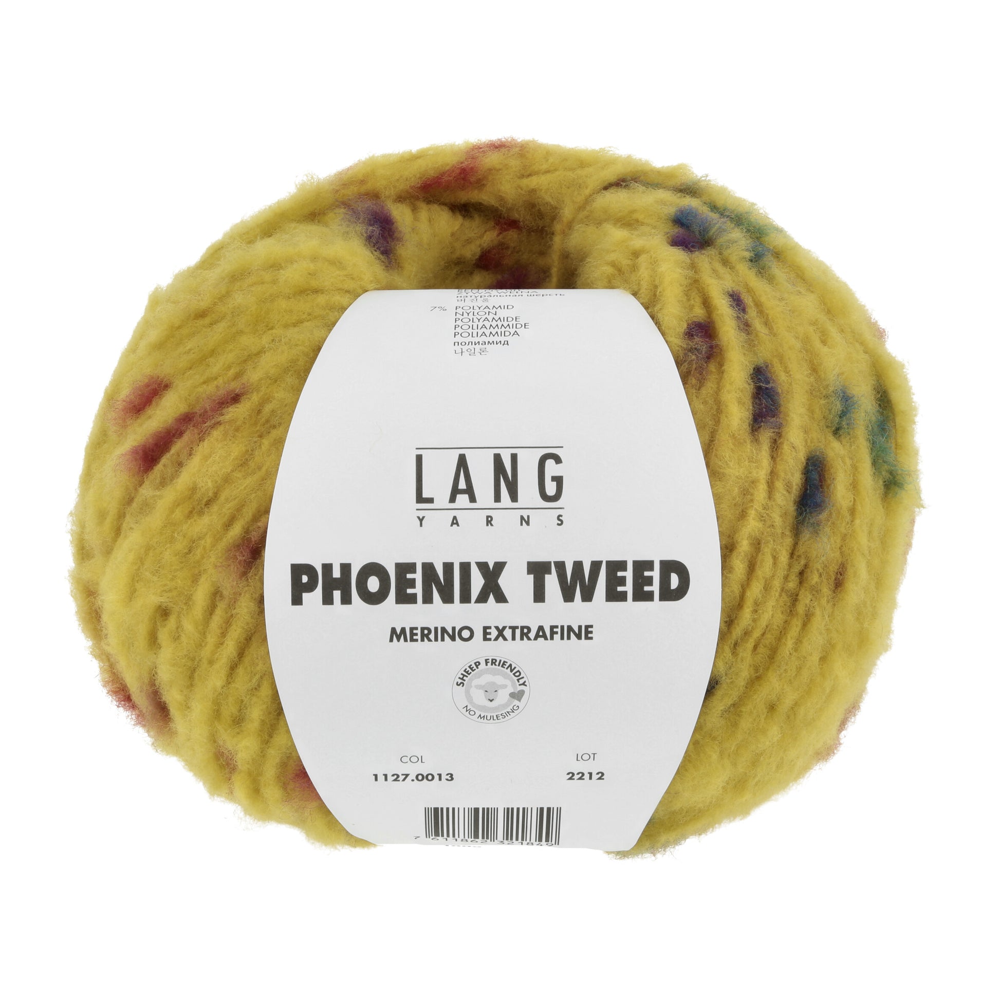 Lang Yarns Phoenix Tweed Merino Extrafine Saffraan (0013)