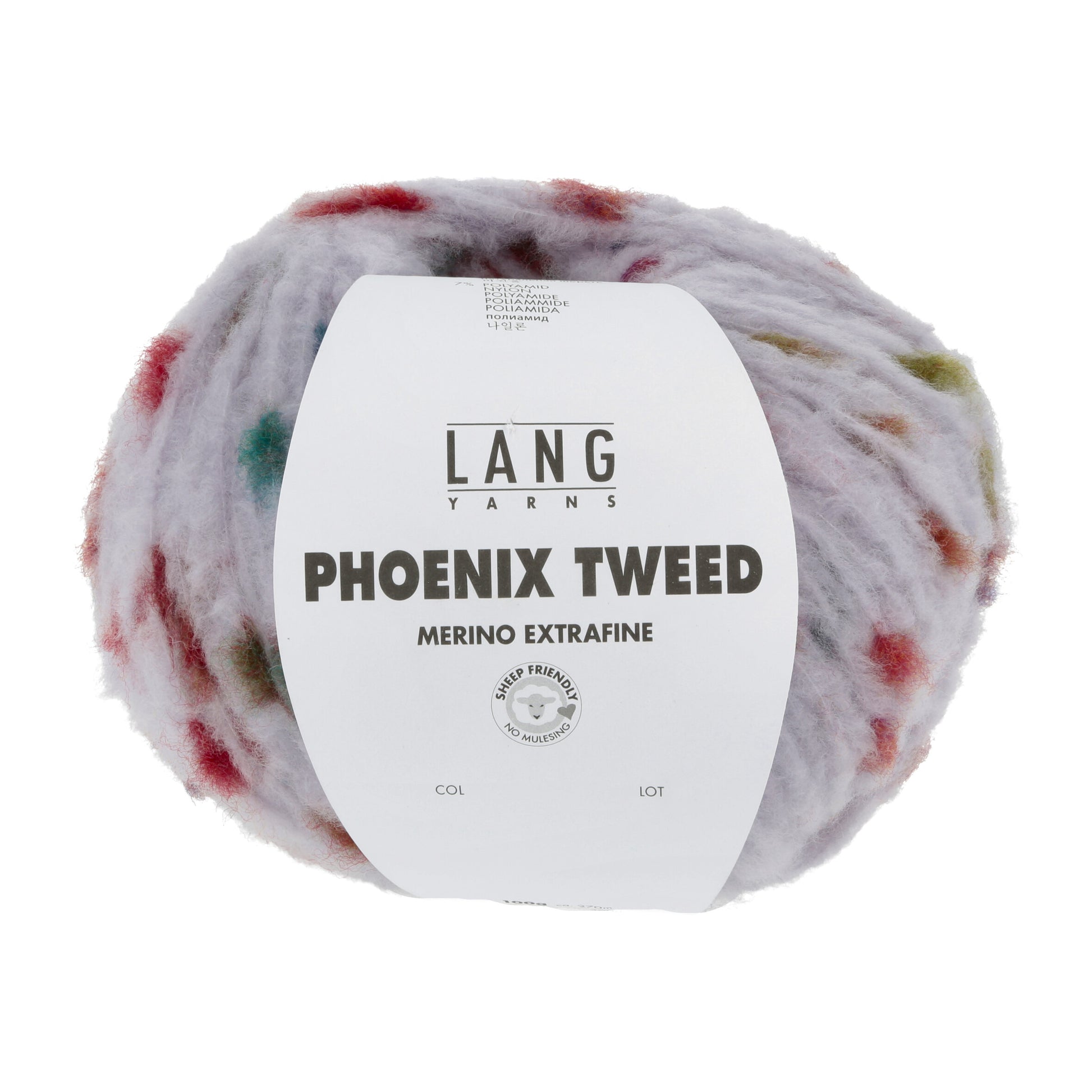 Lang Yarns Phoenix Tweed Merino Extrafine Lilac (0023)