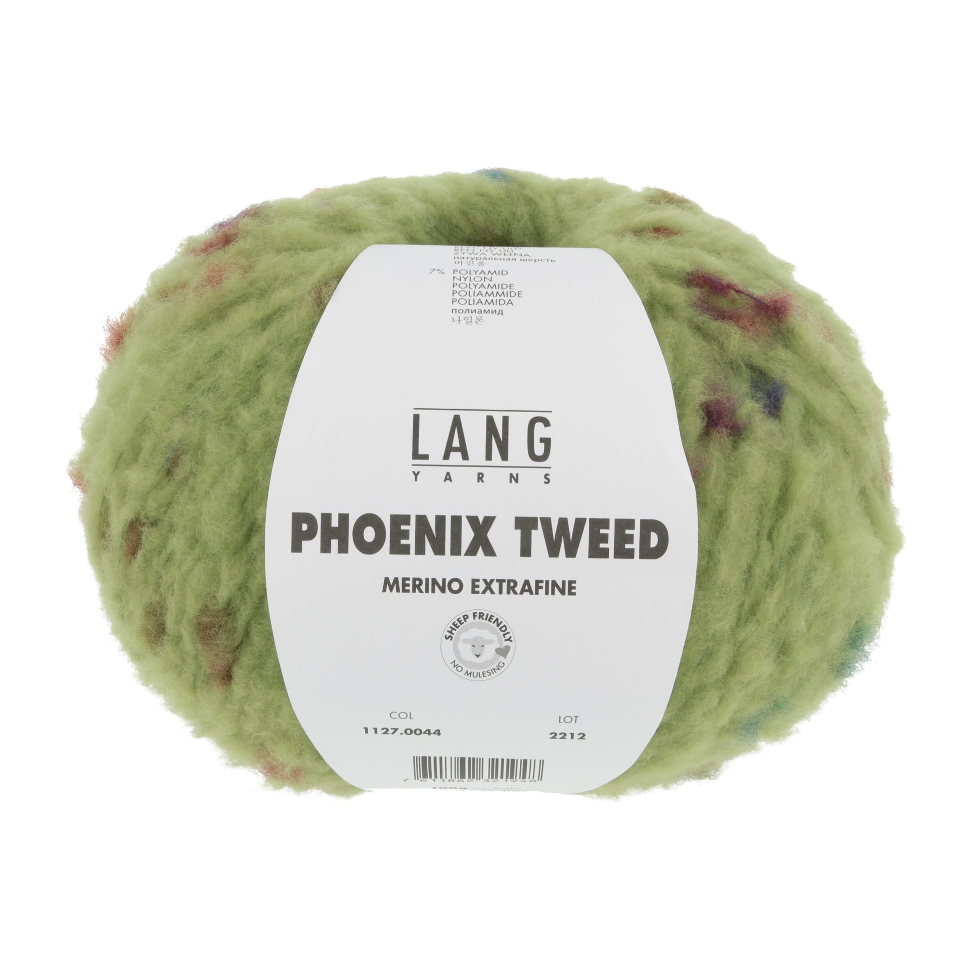 Lang Yarns Phoenix Tweed Merino Extrafine Spring Green (0044)