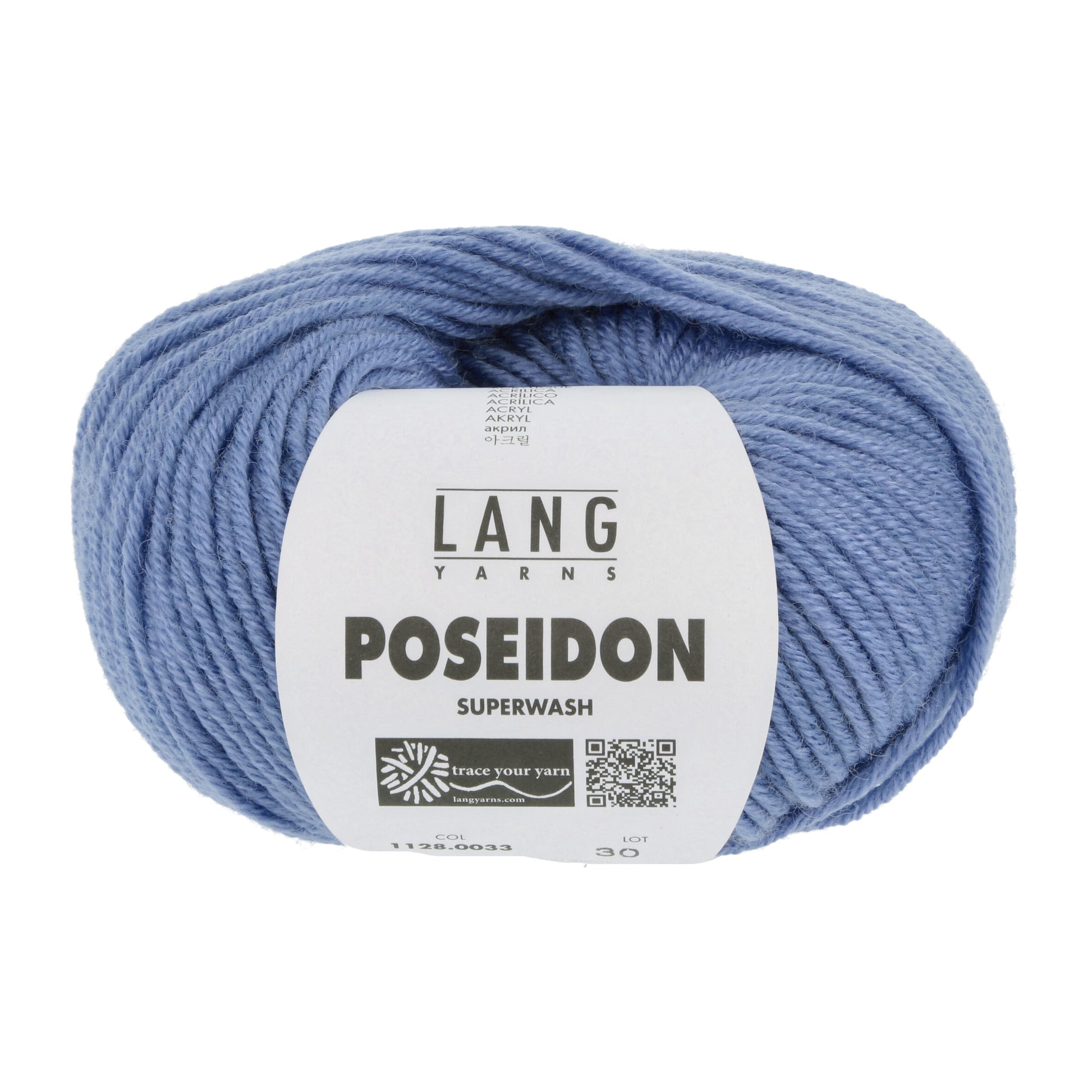 Lang Yarns Poseidon Smurf Blue (0033)