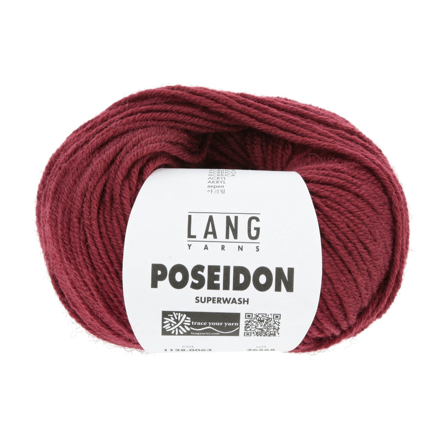 Lang Yarns Poseidon Wine Red (0063)