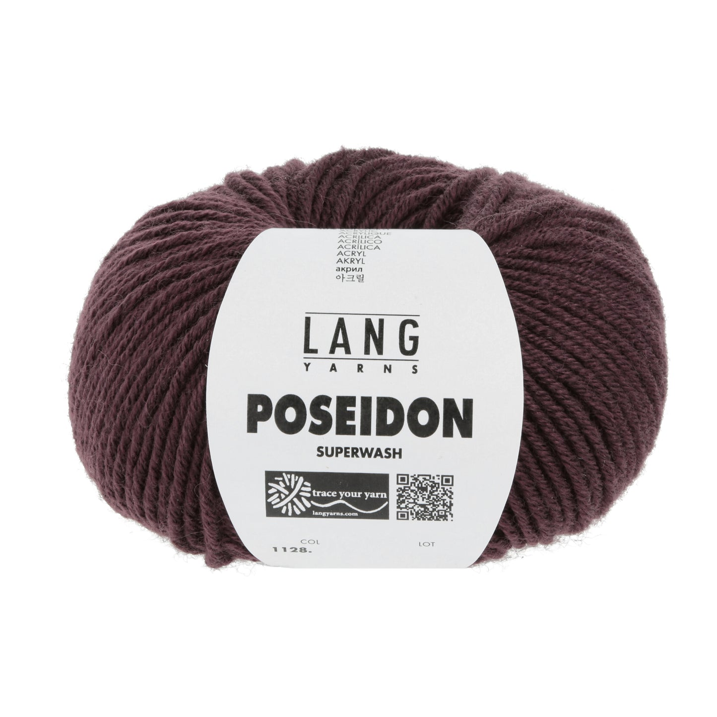 Lang Yarns Poseidon Aubergine (0090)