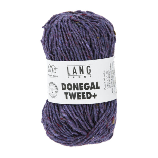 Lang Yarns Donegal Tweed+ Dark Purple (0047)
