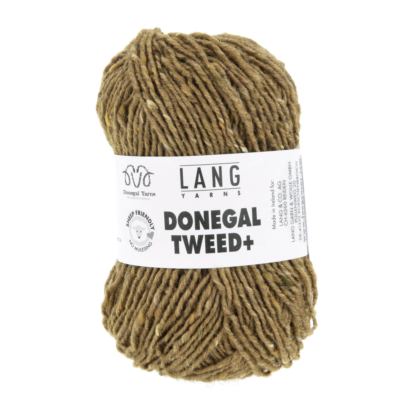 Lang Yarns Donegal Tweed+ Mustard (0050)