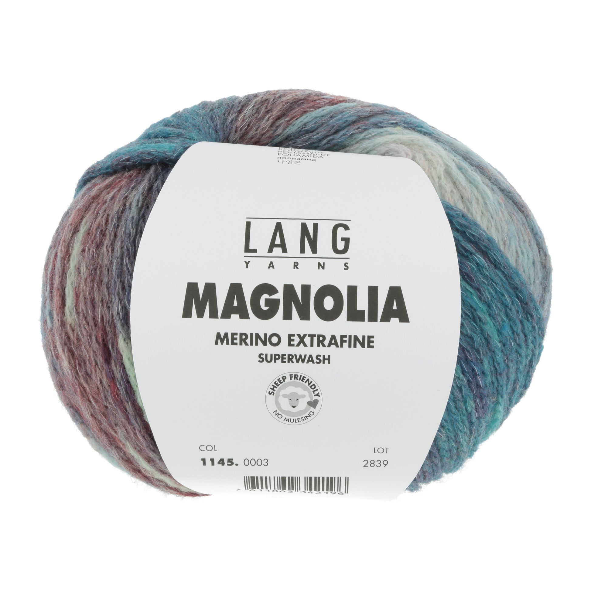 Lang Yarns Magnolia Superwash Merino Extrafine Emerald (0003)