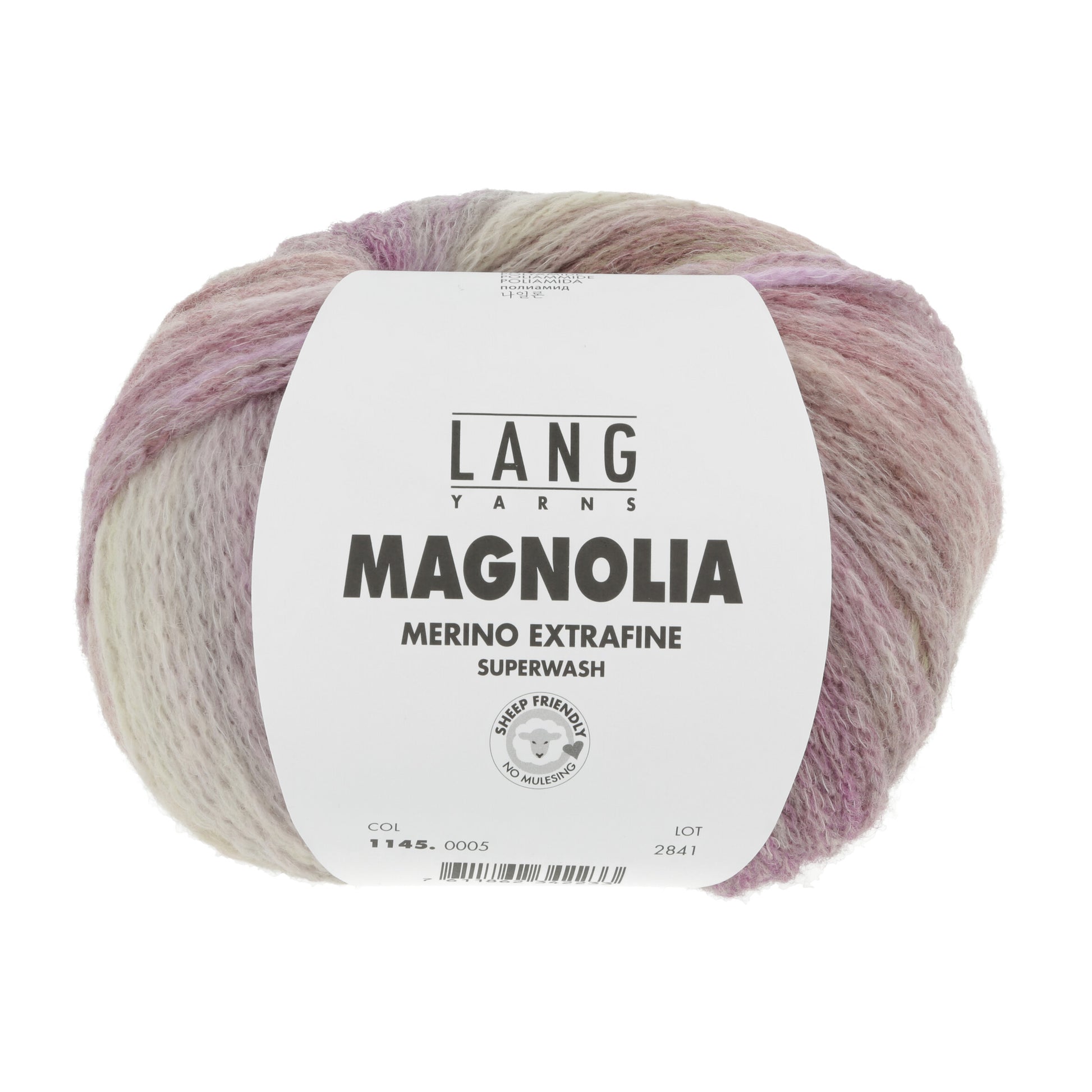 Lang Yarns Magnolia Superwash Merino Extrafine Purple (0005)