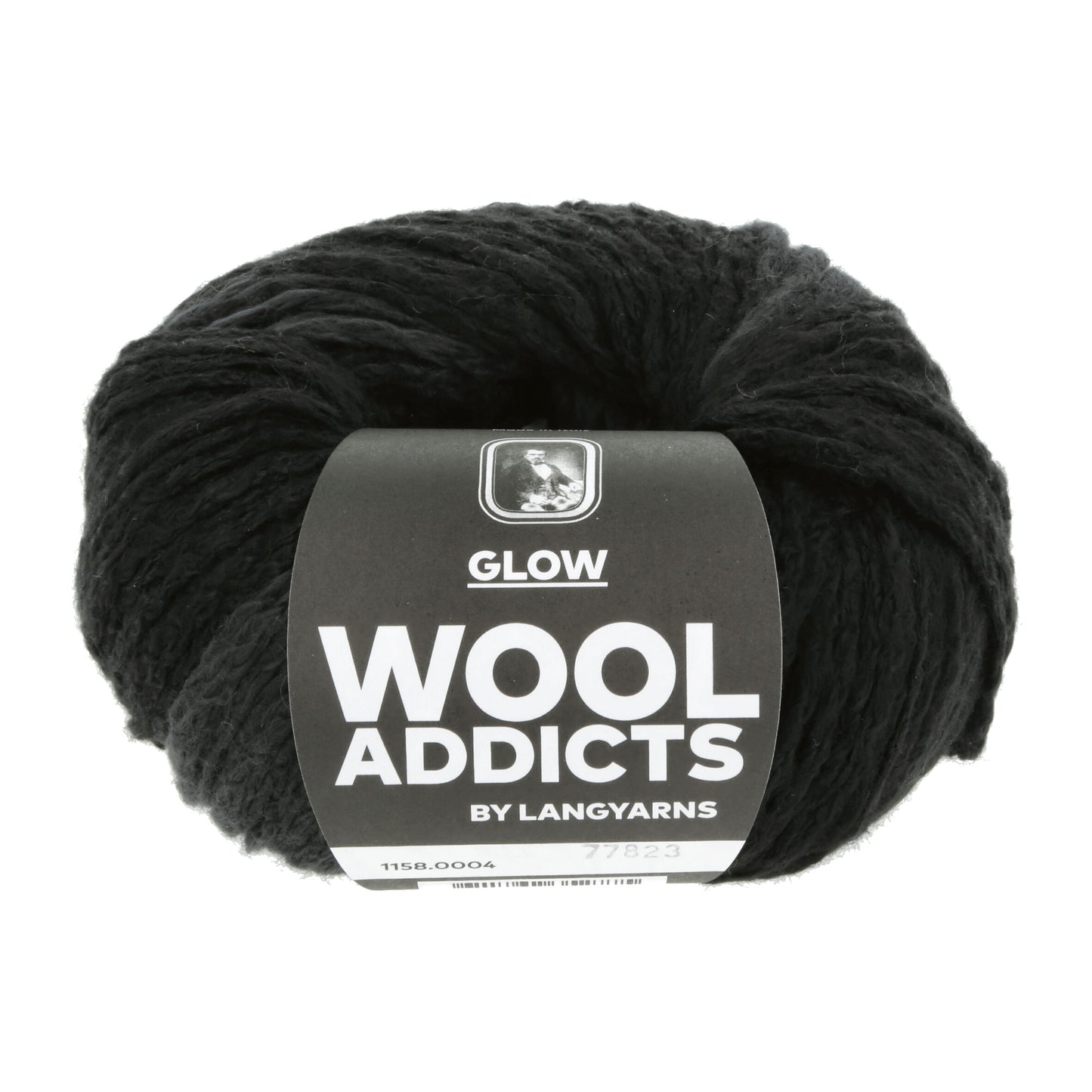 Lang Yarns Wool Addicts Glow Black (0004)