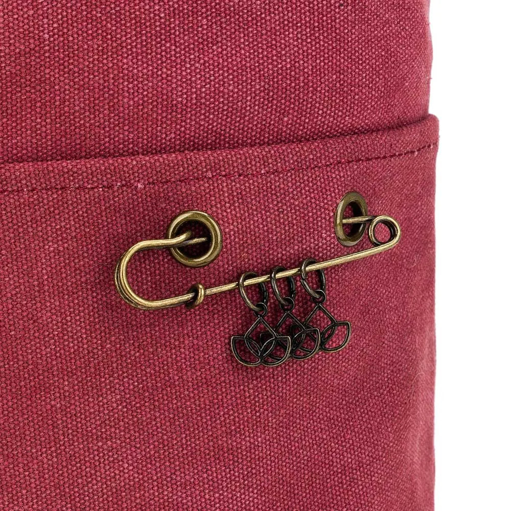 Della Q Nora Big Bucket 53x40x12 cm Maroon