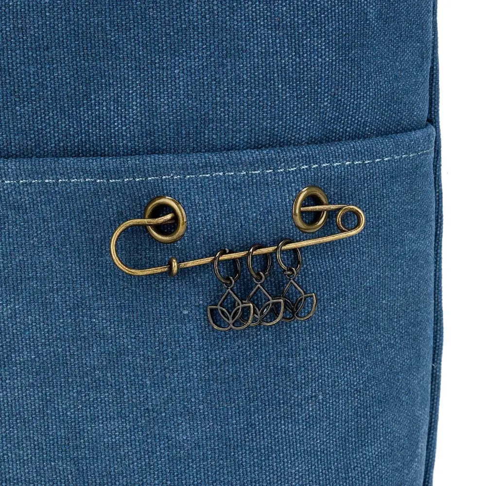 Della Q Nora Big Bucket 53x40x12 cm Indigo