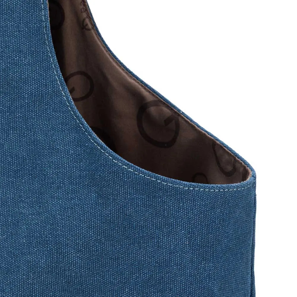 Della Q Nora Big Bucket 53x40x12 cm Indigo