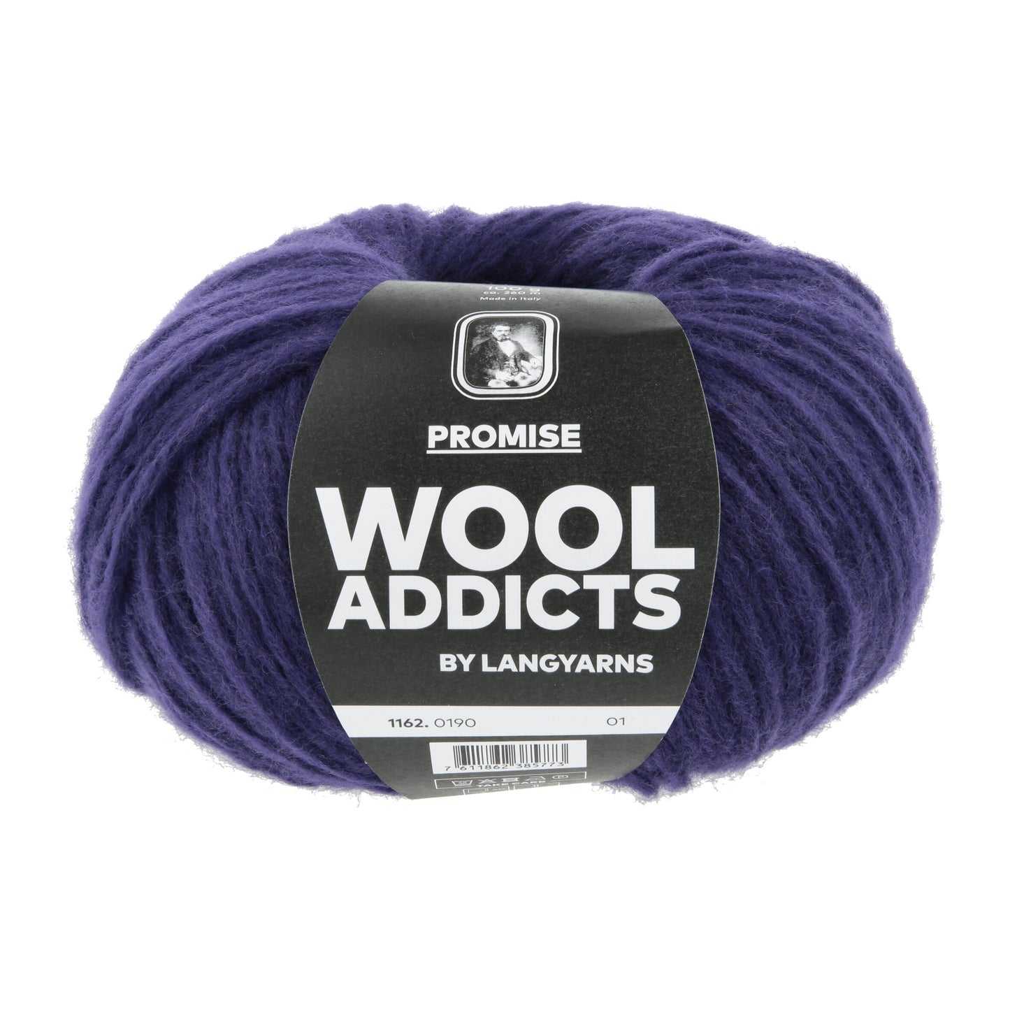 Lang Yarns Wool Addicts Promise Dark Purple (0190)