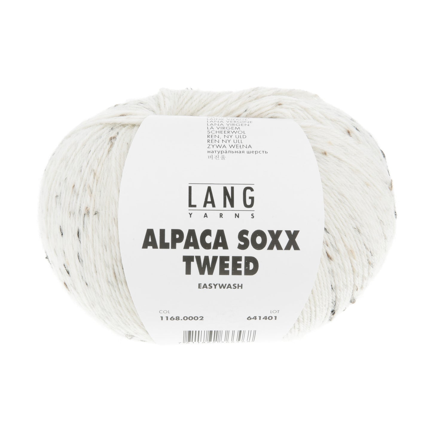 Lang Yarns Alpaca Soxx Tweed Cream (1168.0002)