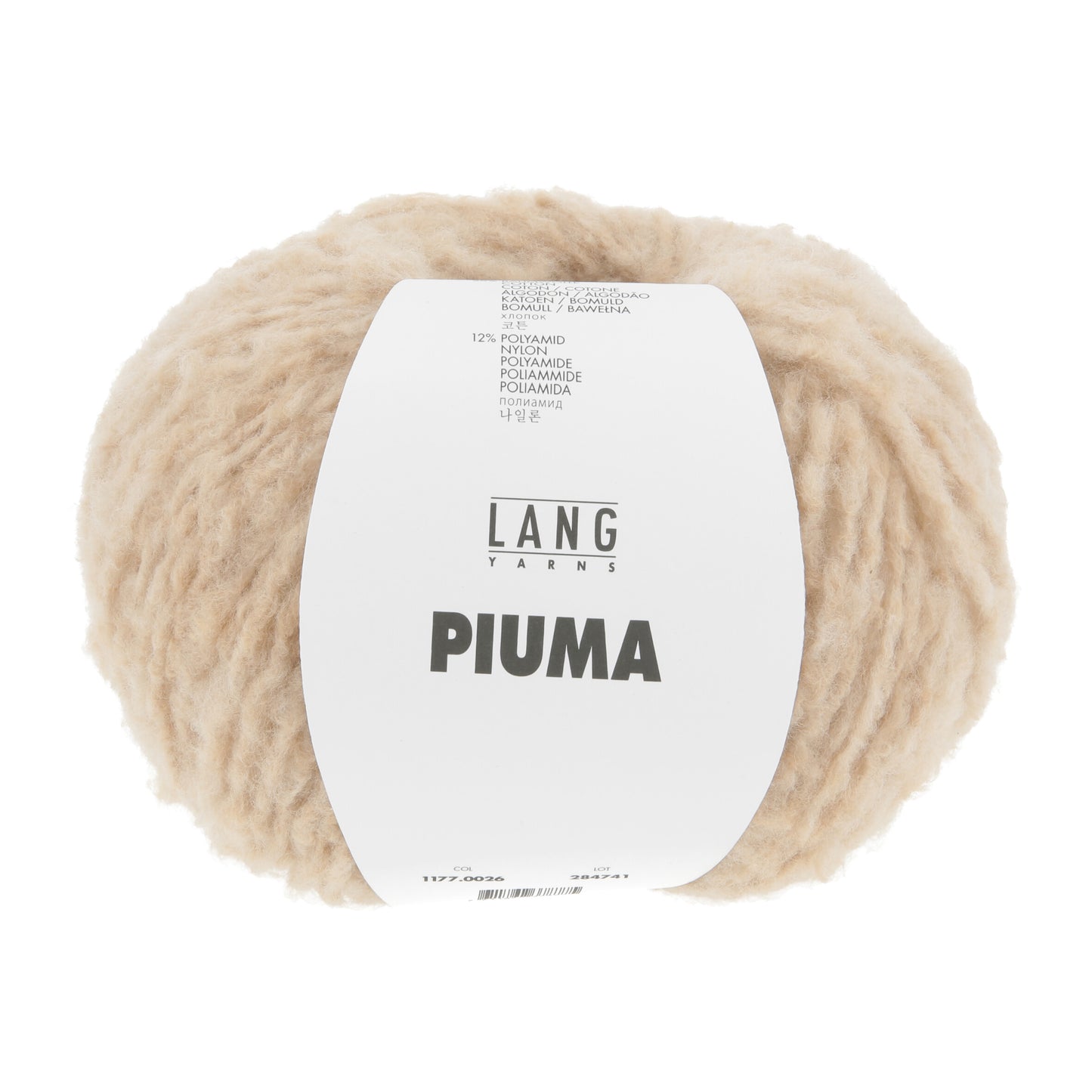 Lang Yarns Piuma Sand (0026)