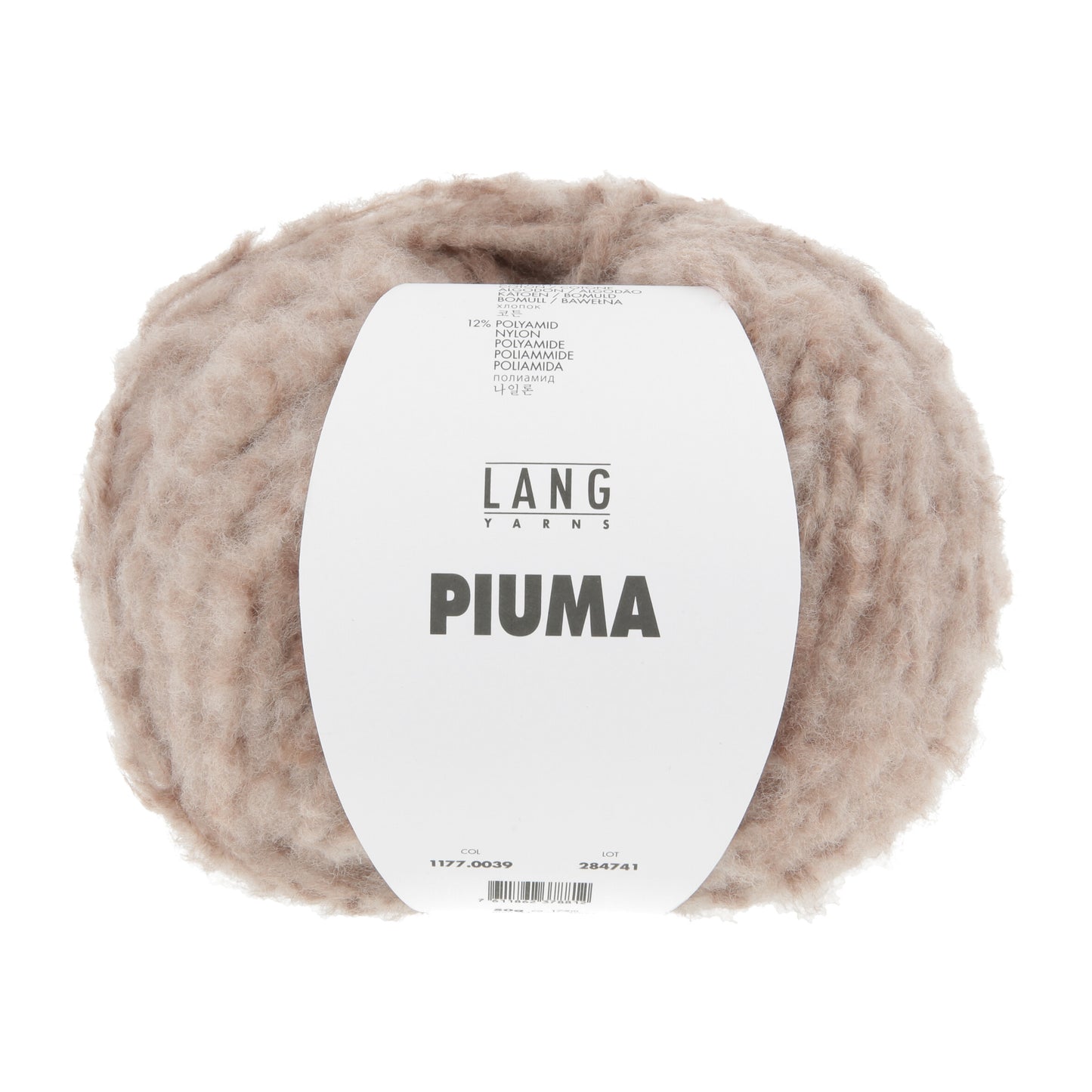 Lang Yarns Piuma Taupe (0039)