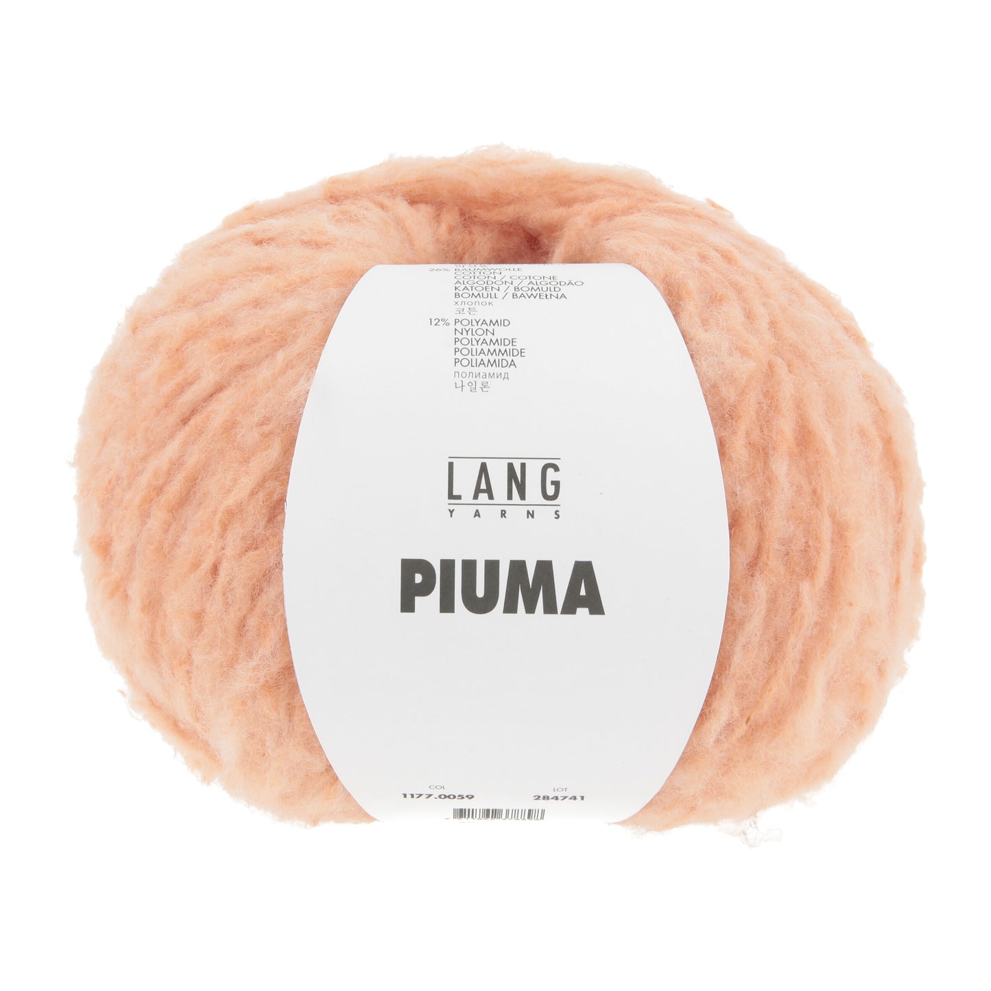 Lang Yarns Piuma Orange (0059)