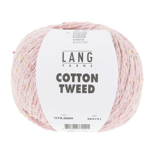 Lang Yarns Cotton Tweed Rose (0009)