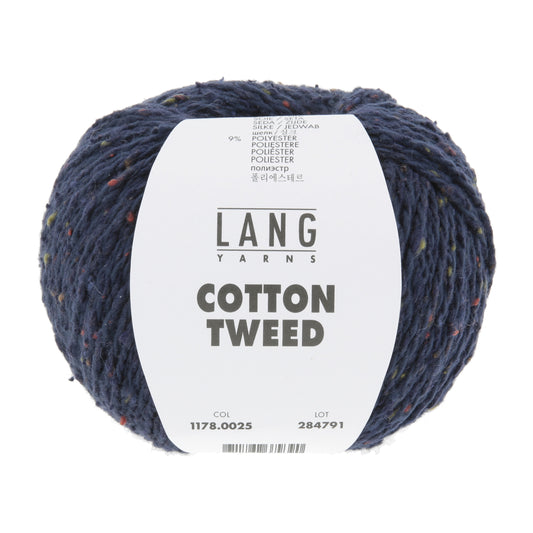 Lang Yarns Cotton Tweed Navy (0025)