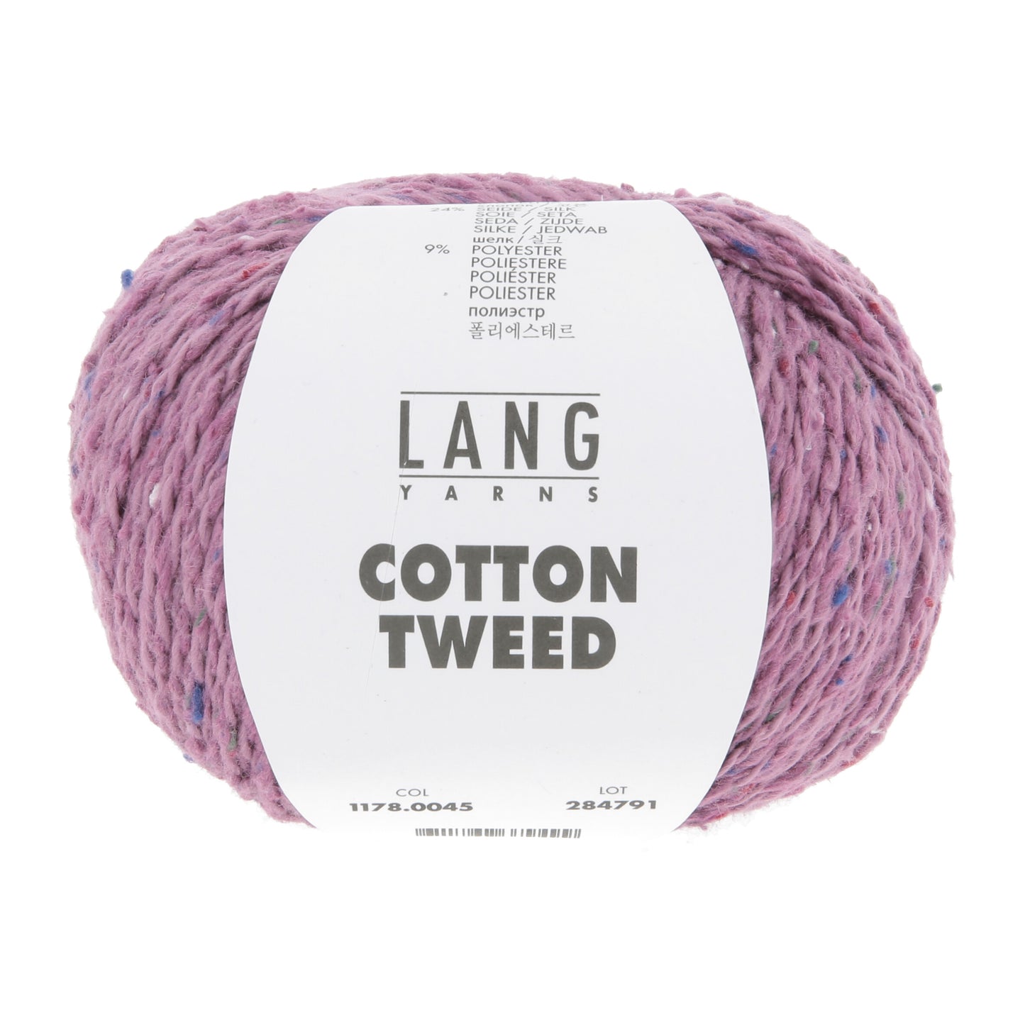 Lang Yarns Cotton Tweed Clematis (0045)