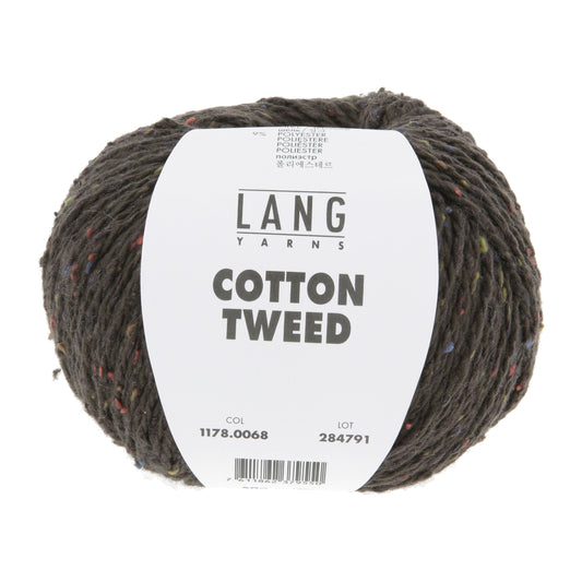 Lang Yarns Cotton Tweed Brown (0068)