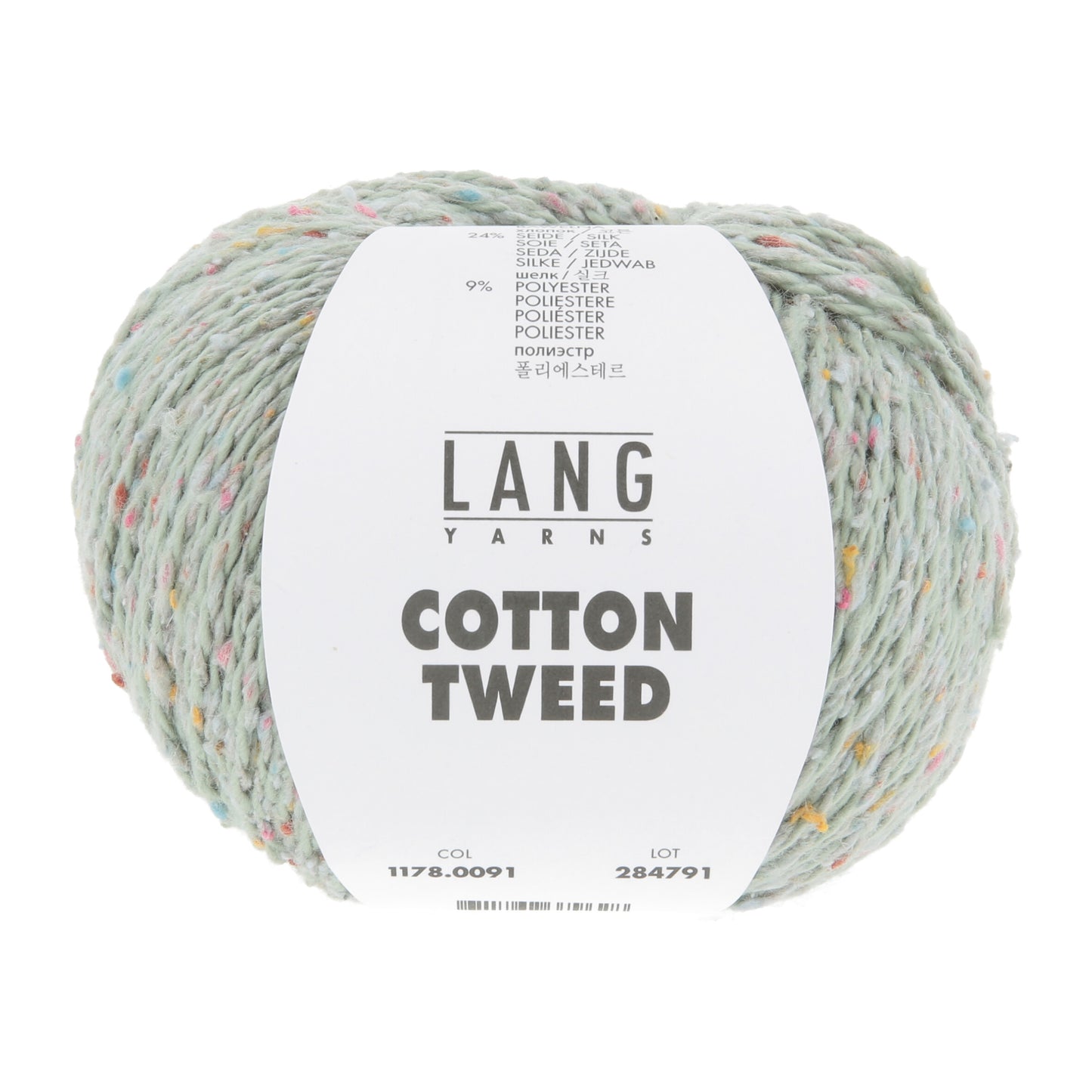 Lang Yarns Cotton Tweed Spring Green (0091)