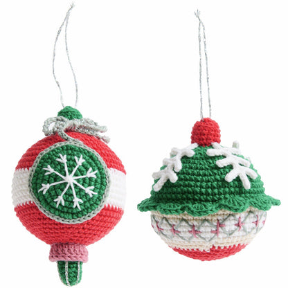 Ricorumi haakset kerstballen Silver