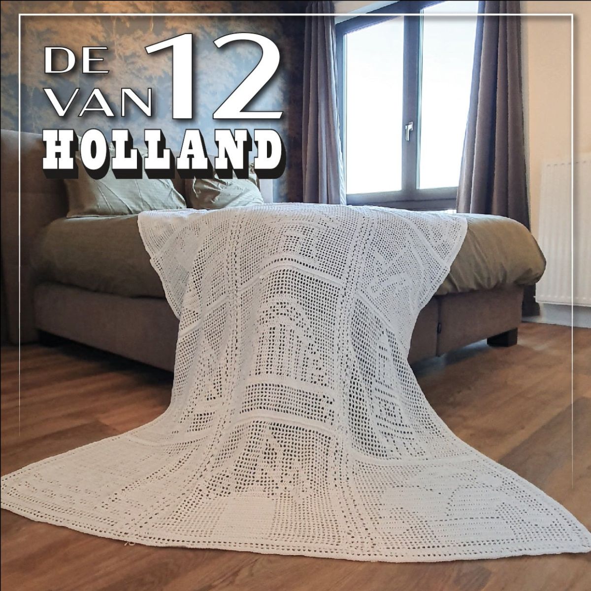 De 12 van Holland CAL 2021 (White) - Katoen (incl patroon)