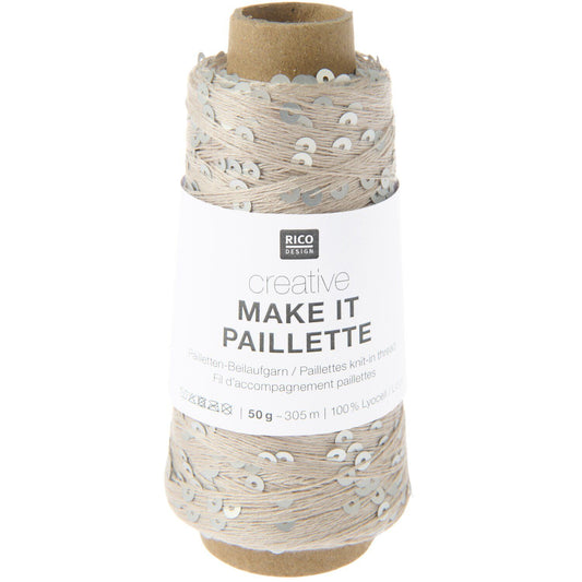 Roco Creative Make It Paillette Zilver (001)