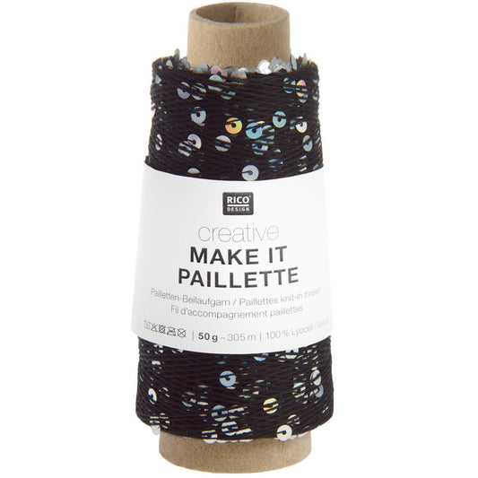 Roco Creative Make It Paillette Black & Silver (012)