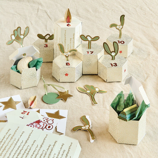 Adventskalender knutselset MISTLETOES (501502)