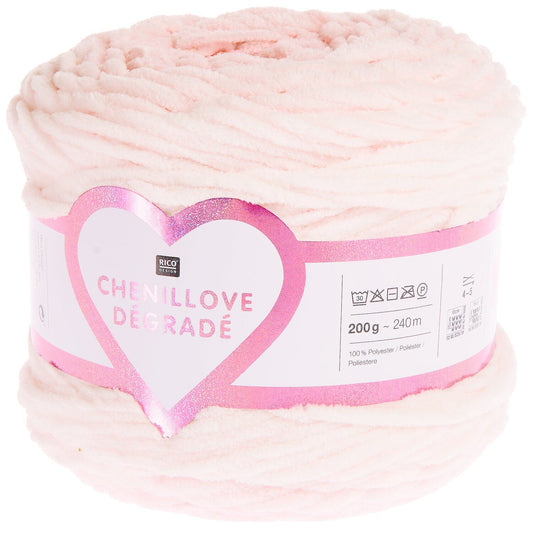 Rico Chenillove Degrade Roze (002)