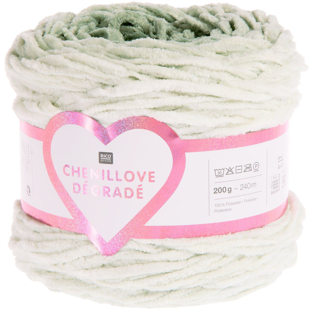 Rico Chenillove Degrade Seafoam (005)