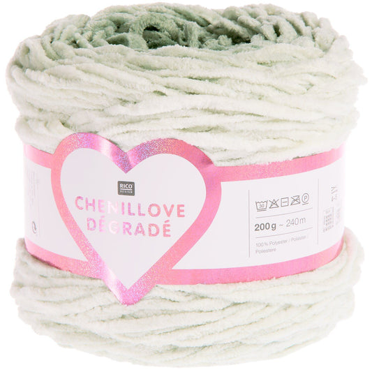 Rico Chenillove Degrade Seafoam (005)