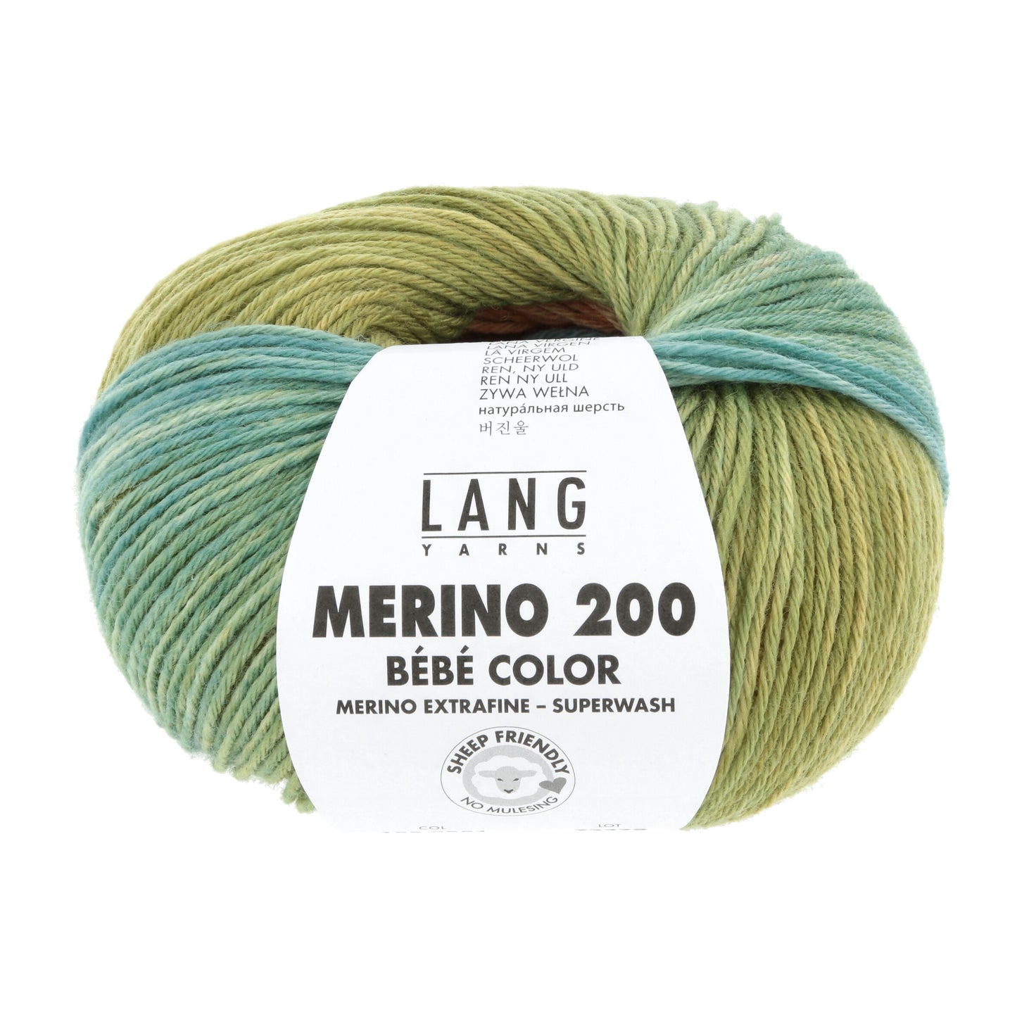 Lang Yarns Merino 200 Bebe Color Jungle (0551)