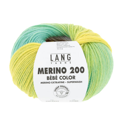 Lang Yarns Merino 200 Bebe Color Spring (0552)