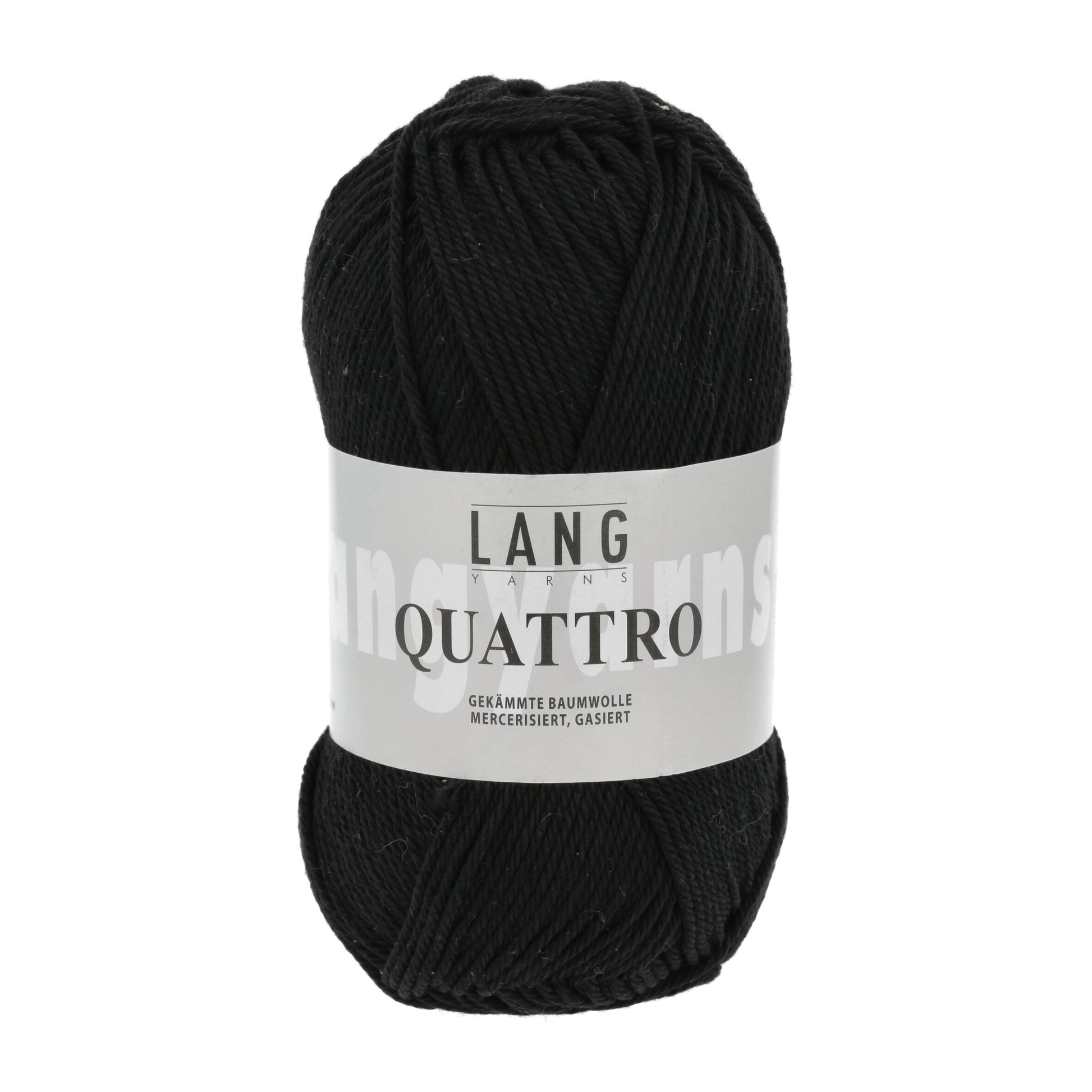 Lang Yarns Quattro Black (0004)