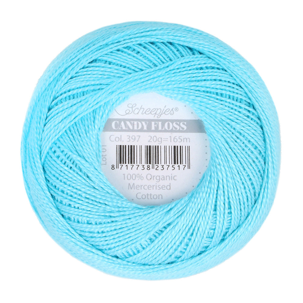 Scheepjes Candy Floss Cyan (397)