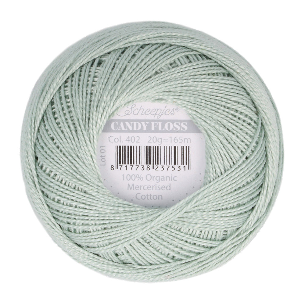 Scheepjes Candy Floss Silver Green (402)