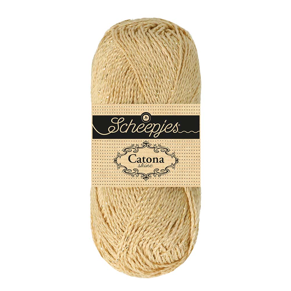 Scheepjes Catona Shine English Tea Gold (404-G)